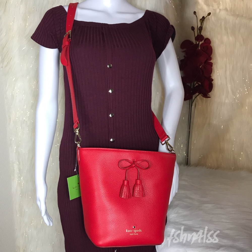 KATE SPADE HAYES STREET VANESSA BUCKET BAG - Picture 8 of 8